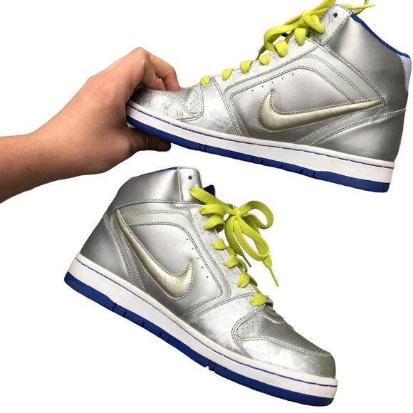 2009 Nike Air Prestige 2 High Swirled Metallic Size 9 - Picture 10 of 10